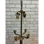 Antique Neoclassical French Bronze Tall Candlestick Electric Lamp PARTS/REPAIR