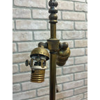 Antique Neoclassical French Bronze Tall Candlestick Electric Lamp PARTS/REPAIR