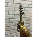 Antique Neoclassical French Bronze Tall Candlestick Electric Lamp PARTS/REPAIR