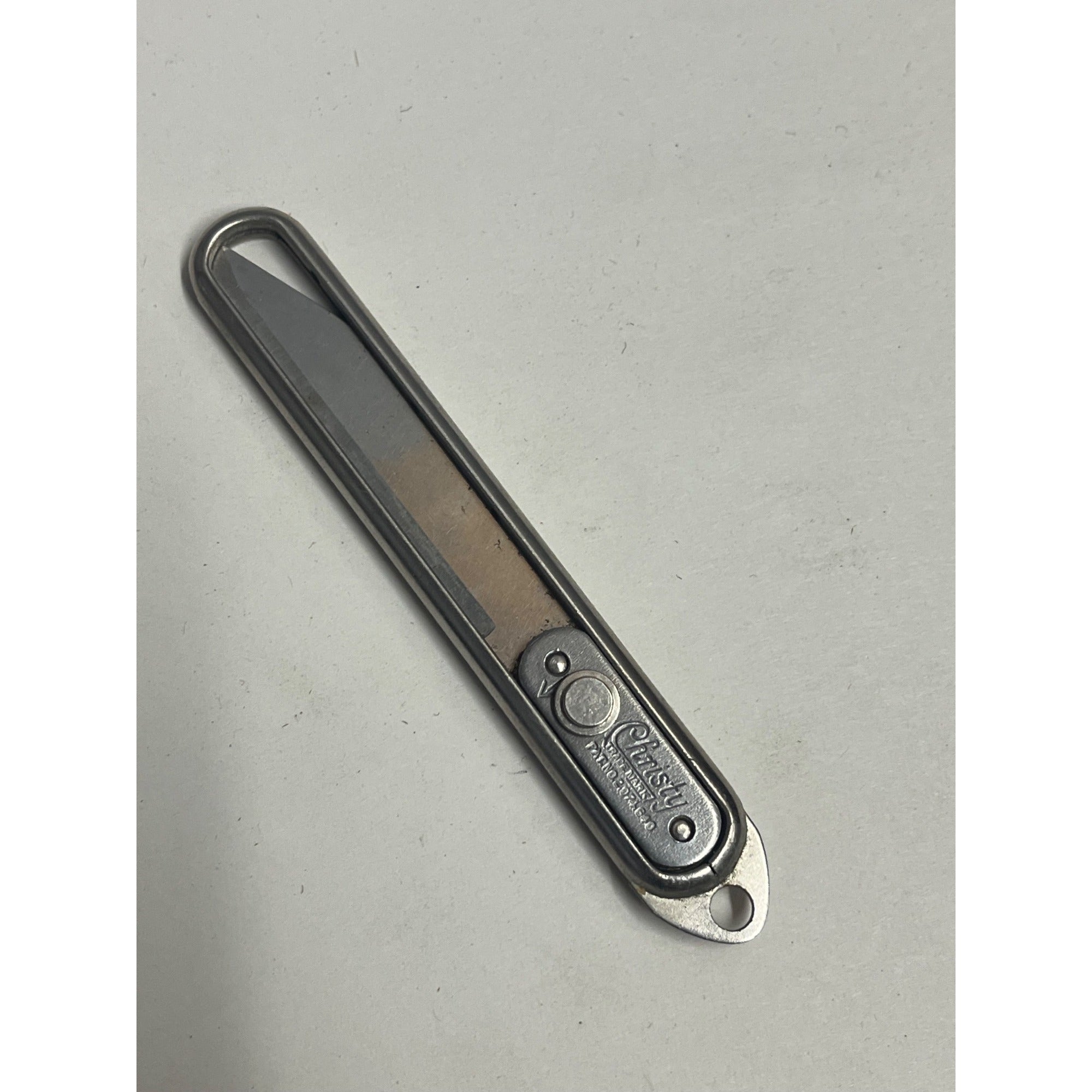 Vintage - Christy Co. Sliding Knife Blade Made In Fremont, Ohio USA