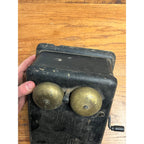 Vintage Kellogg Black Wood Wall Telephone Phone Ringer Bell Box