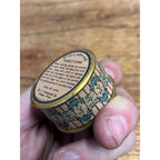 Vintage Eye Lash Ine Tin 1916 Eyelashine Remedy Advertising Round Small Victorian Girl