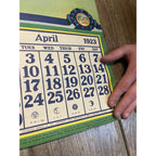 1920s Advertising Calendar Poster Fuller Goodman Farm Barn Dairy Scene