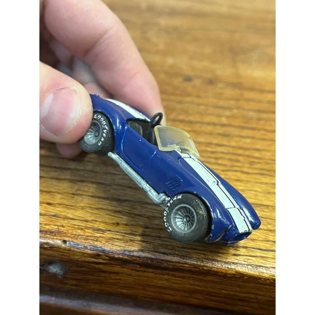 1982 Hot Wheels Classic Cobra Real Riders Blue Hong Kong Gray Hubs