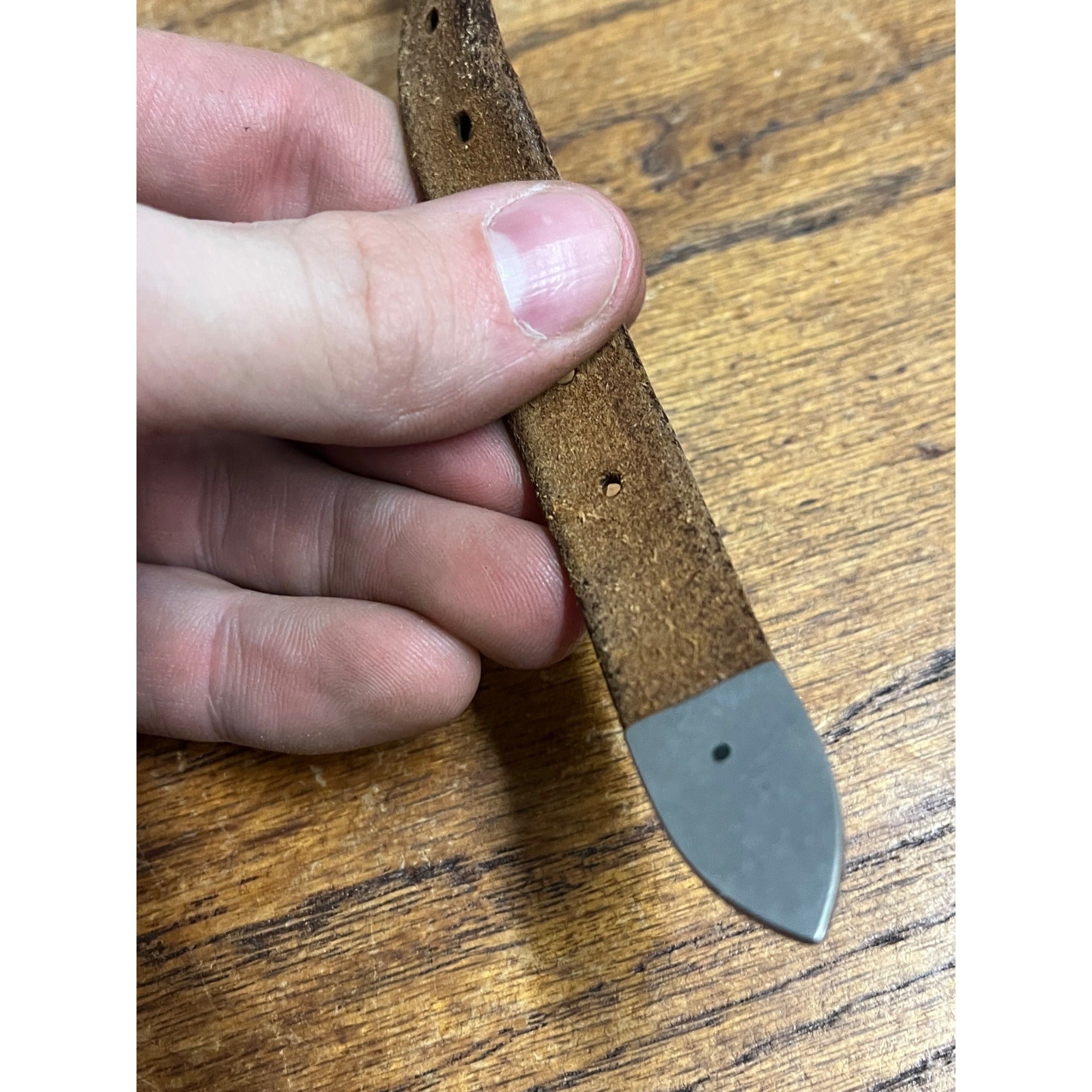 Vintage Western Hamley & Co Belt Sterling 10k Buckle Pendleton Tooled Leather