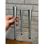 Vintage Old Hall Stainless Steel Campden Candlabra Candle Holder Robert Welch