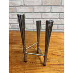 Vintage Old Hall Stainless Steel Campden Candlabra Candle Holder Robert Welch