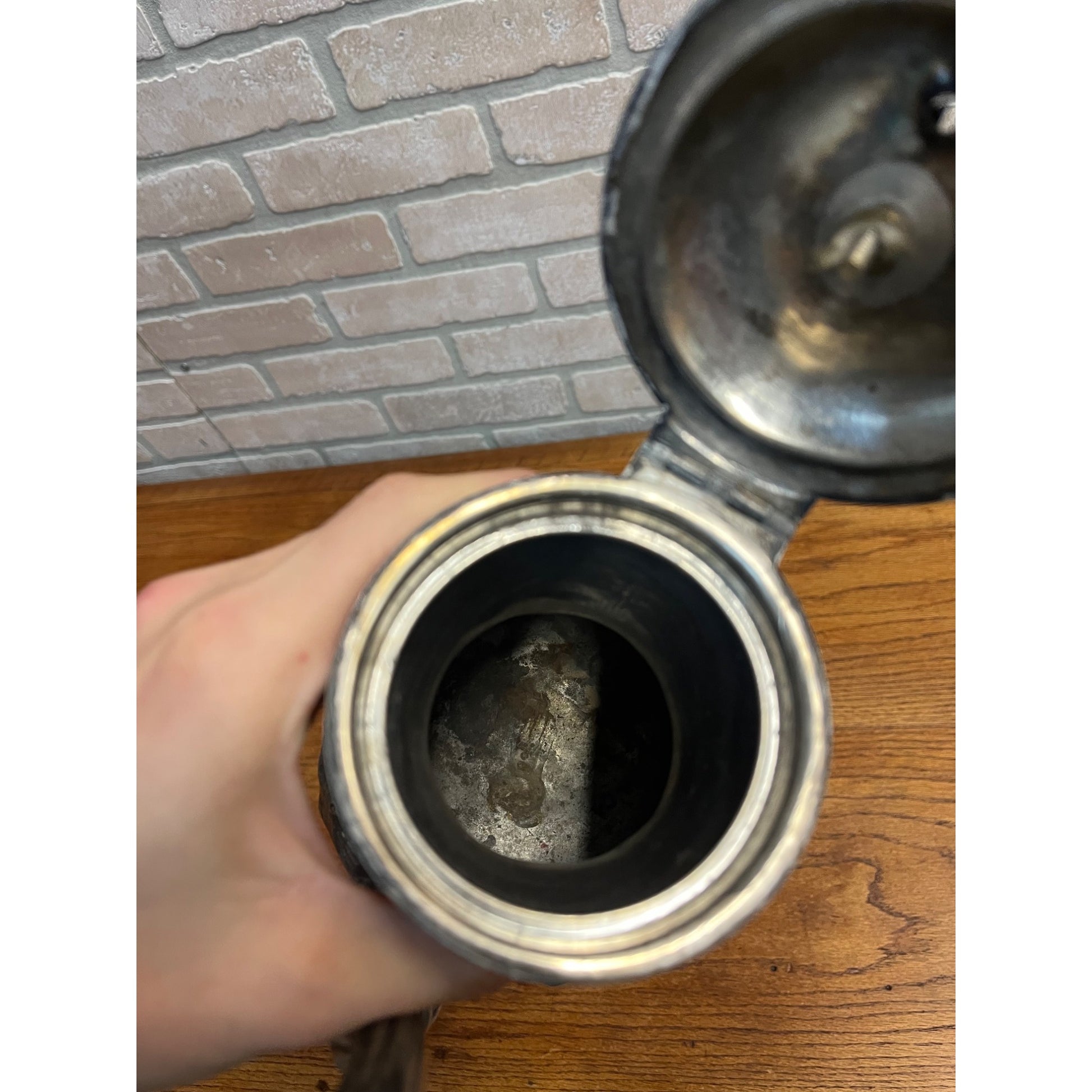 Vintage Sheffield Silver-Plated Tea Pot Water Pitcher Ornate Victorian As-Is