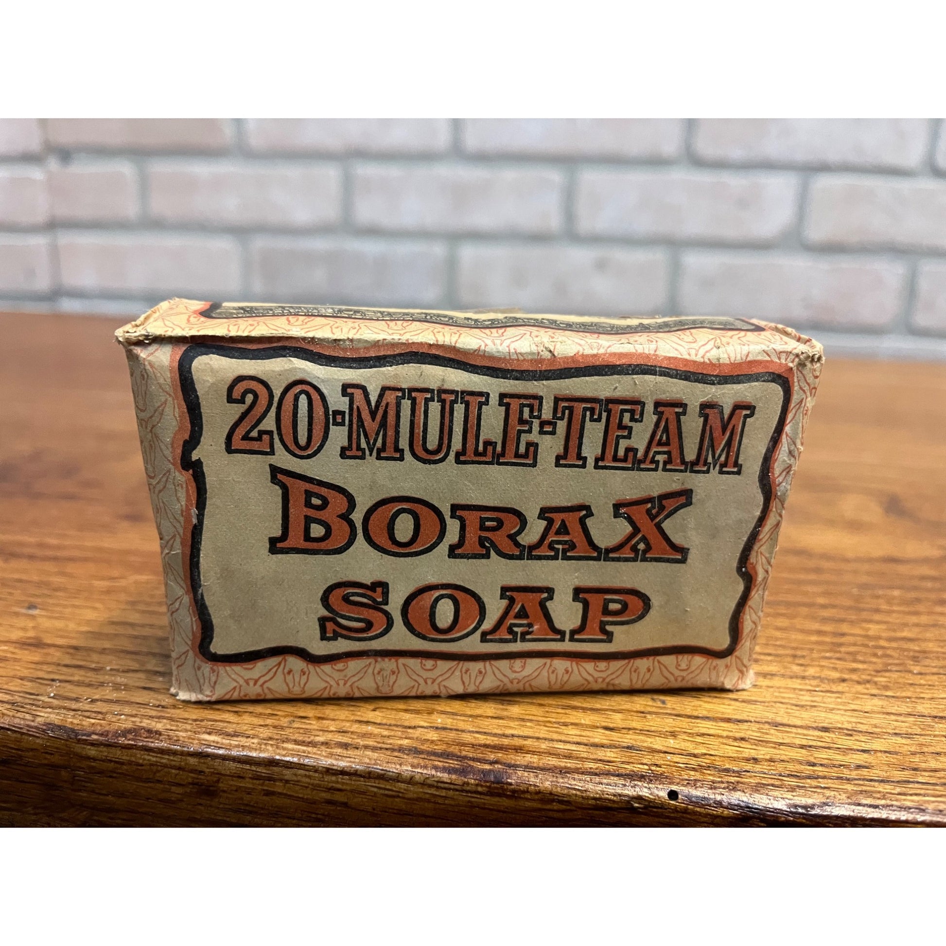 Vintage 1900's Borax 20 Mule Team Hand Soap Bar rare In Sealed Package