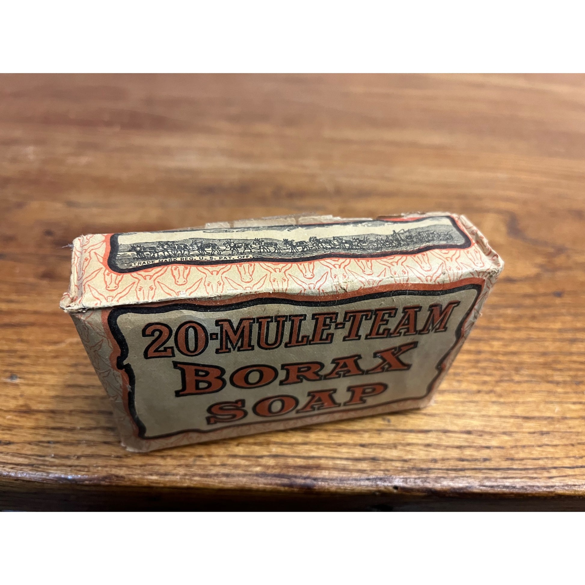 Vintage 1900's Borax 20 Mule Team Hand Soap Bar rare In Sealed Package