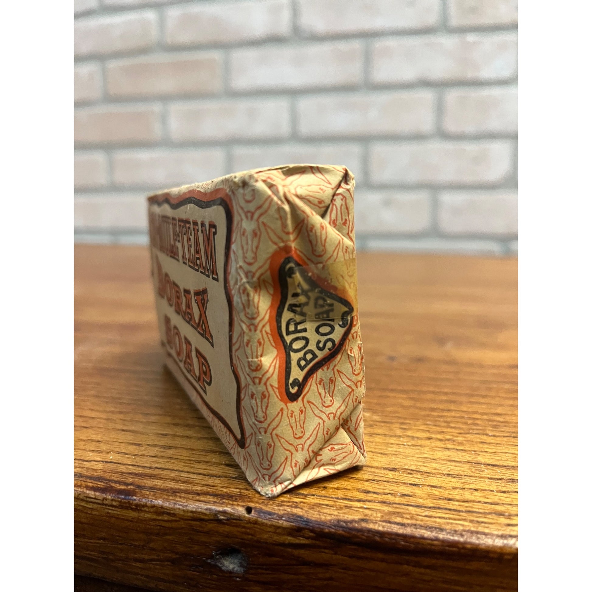 Vintage 1900's Borax 20 Mule Team Hand Soap Bar rare In Sealed Package