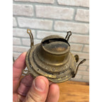 Vintage Lot (2) Kerosene Oil Lamp Burners Queen Anne No. 2 & P&A Burner
