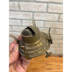 Vintage Lot (2) Kerosene Oil Lamp Burners Queen Anne No. 2 & P&A Burner