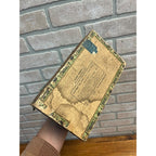 Vintage Bench Made Cigar Wooden Box Advertising Frank Weninger Illinois Chicago