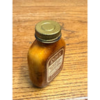 Vintage Dr Platt's Rinex for Hay Fever Asthma Amber Medicine Bottle