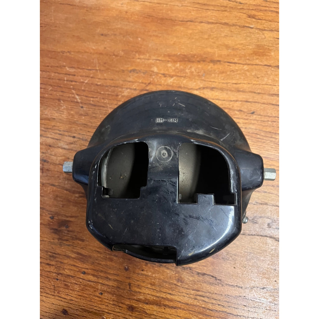 Honda CB650 Headlight Bucket HM-43M w/ Stanley Beam Glass Lens OEM