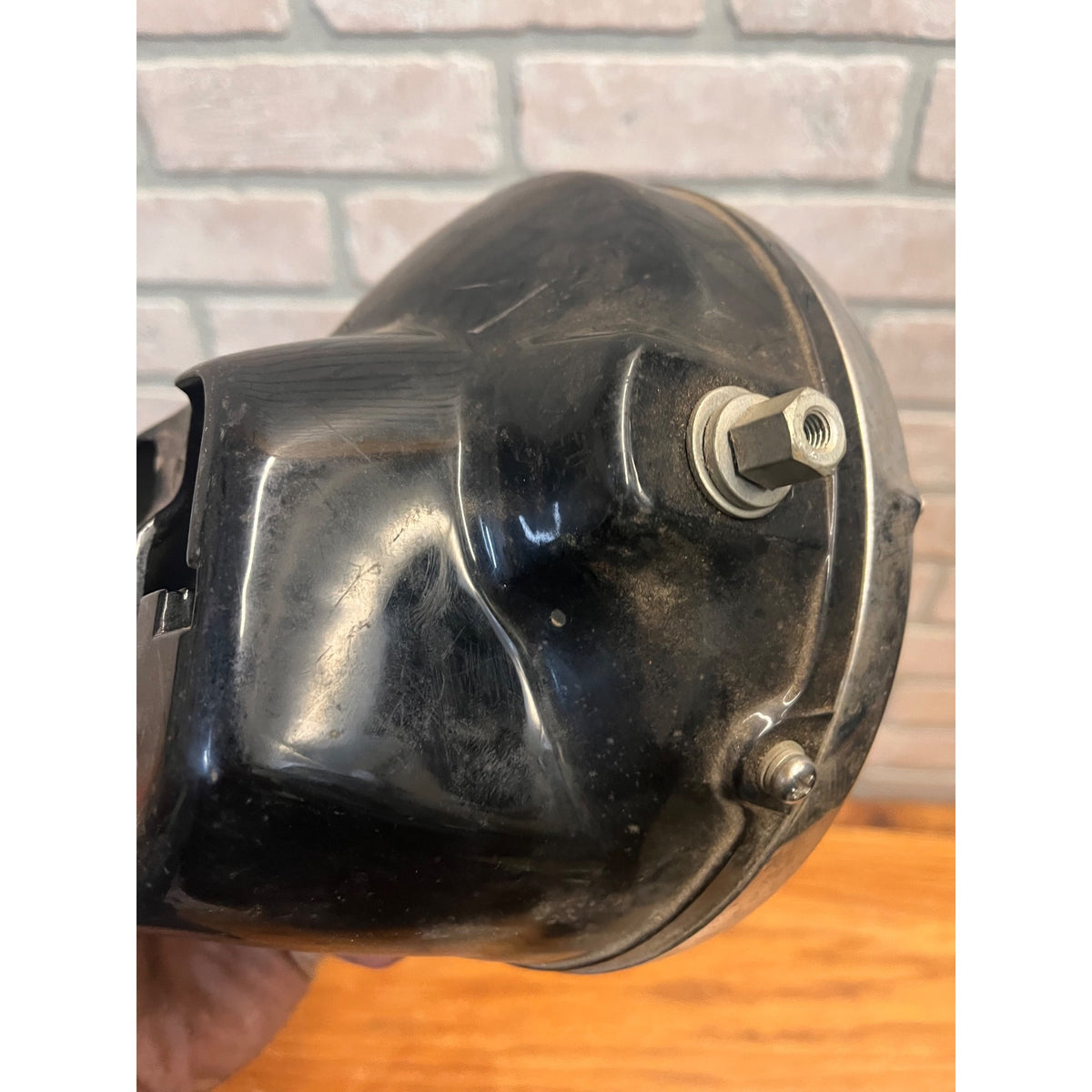 Honda CB650 Headlight Bucket HM-43M w/ Stanley Beam Glass Lens OEM