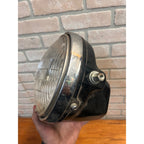 Honda CB650 Headlight Bucket HM-43M w/ Stanley Beam Glass Lens OEM
