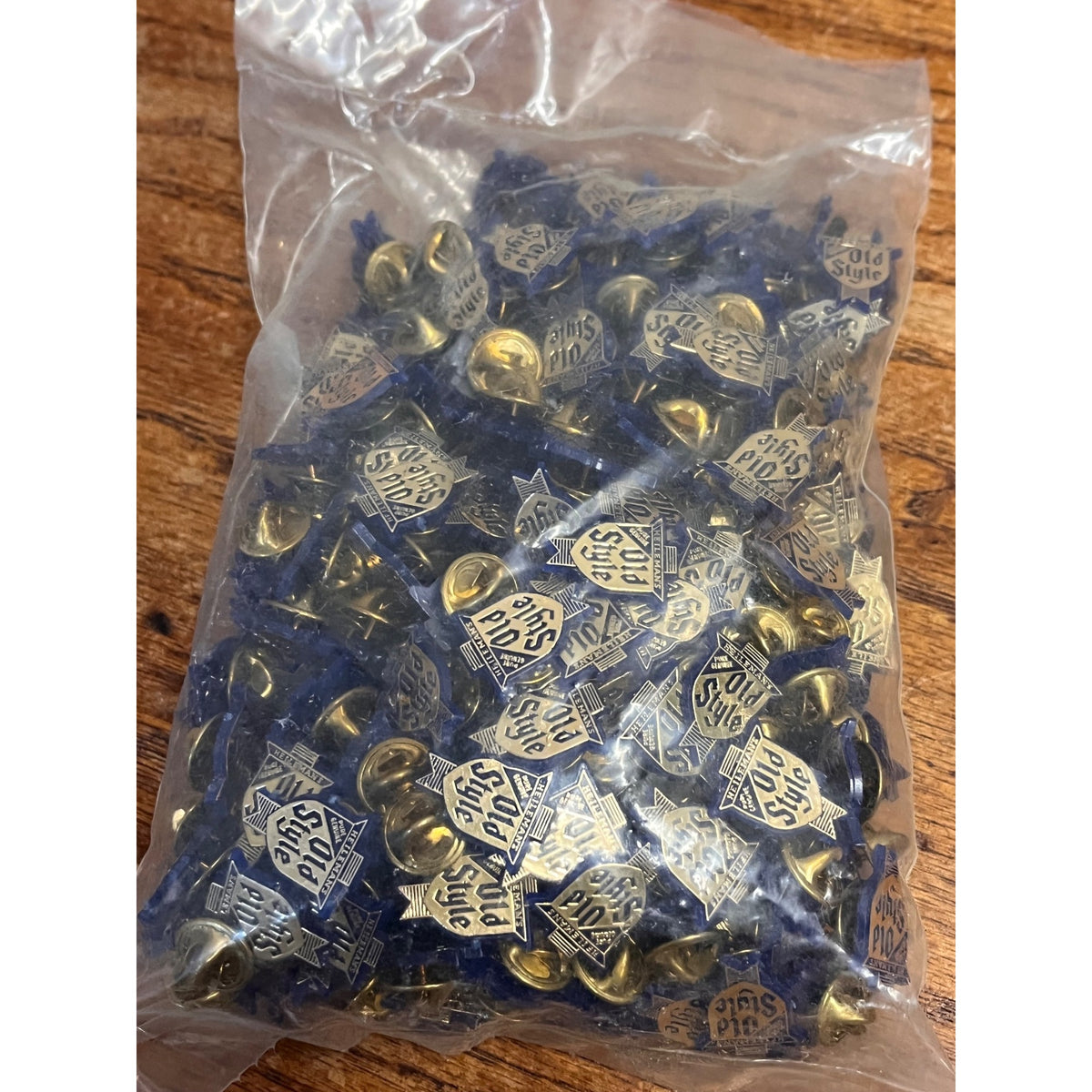 Vintage 1950s Heileman's Old Style Beer Plastic Pins NOS NEW Bag 100+ Lacrosse