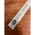 Vintage Hingiss Implement Farm Gehl Advertising Tin Ruler Kiel Chilton Wis WI