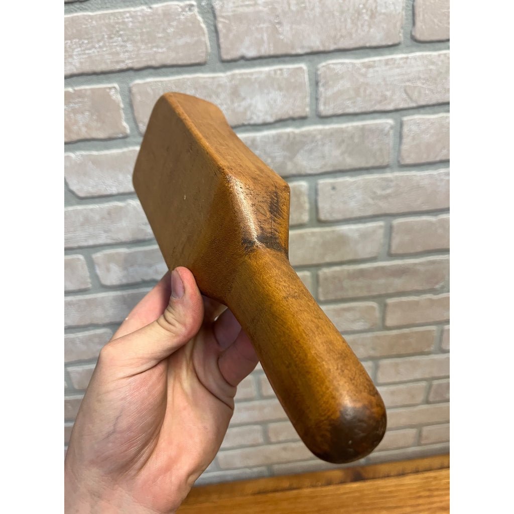 Antique Primitive Wooden Mallet or Masher Kitchen Utensil Tool Farmhouse AAFA