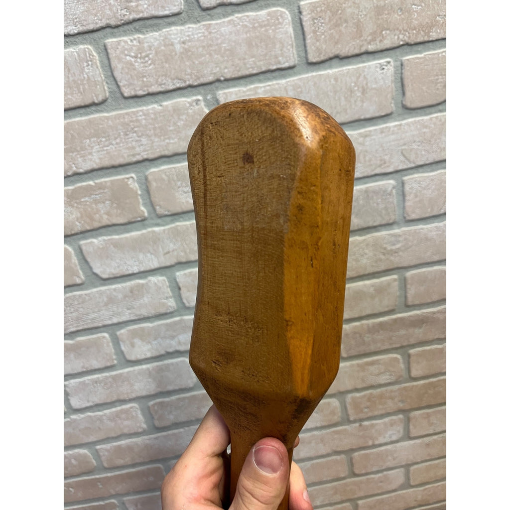Antique Primitive Wooden Mallet or Masher Kitchen Utensil Tool Farmhouse AAFA