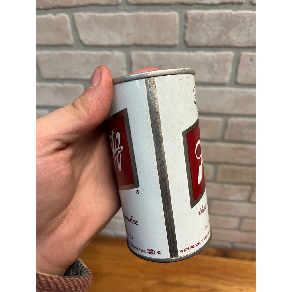 RARE Vintage Schlitz Pull Tab Beer Can West Virginia State Tax c1962