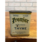 Vintage Premier Spice Tin Thyme Francis H Leggett Co New York Advertising Can