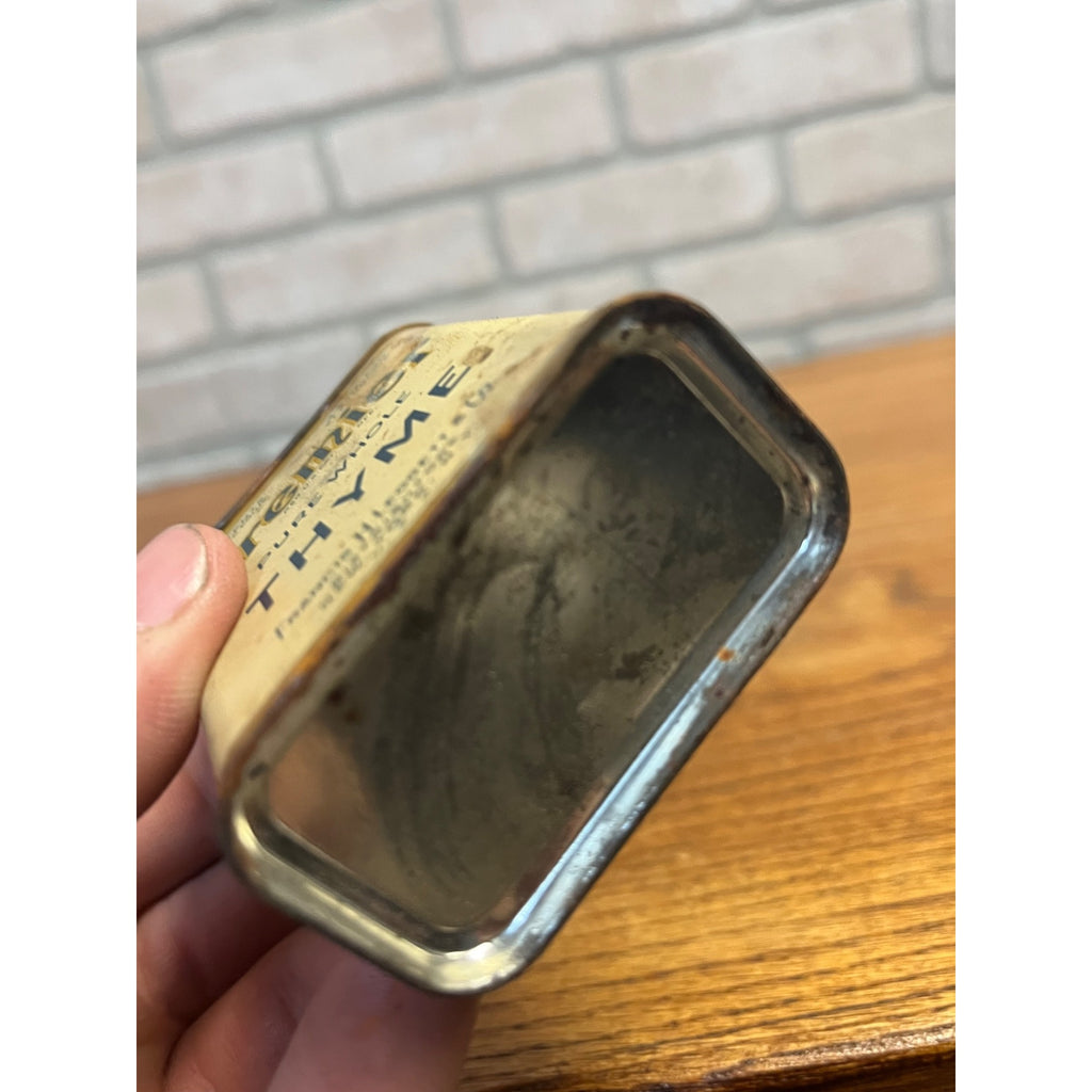 Vintage Premier Spice Tin Thyme Francis H Leggett Co New York Advertising Can