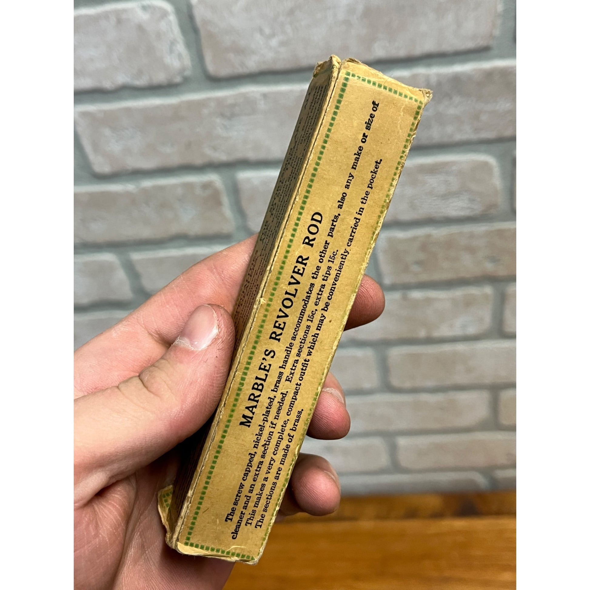 Vintage 1930s Marble's Revolver Rod No. 99-22 Gun Cleaning Tool w/ Orig. Box