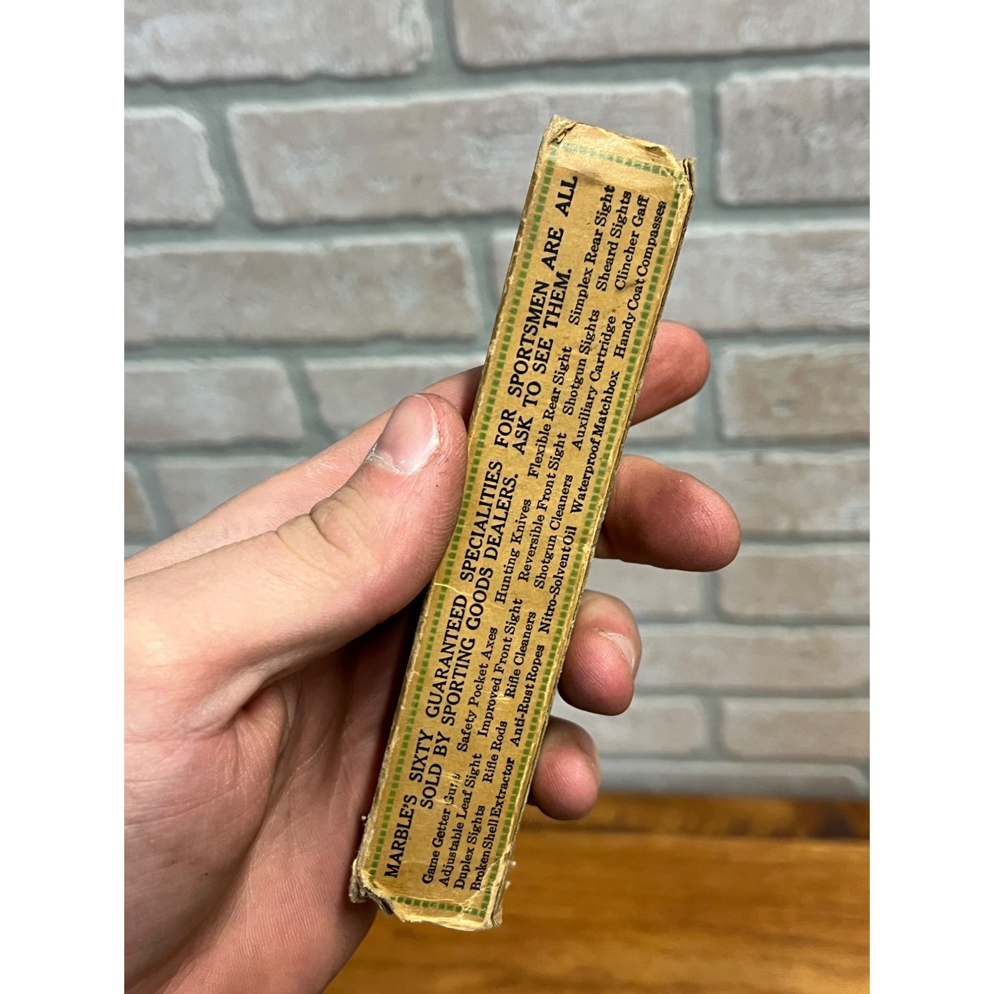 Vintage 1930s Marble's Revolver Rod No. 99-22 Gun Cleaning Tool w/ Orig. Box