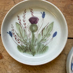 Buchan Thistle Serving  Scotland Stoneware Pottery Spoon Rest Coaster Shallow Plate