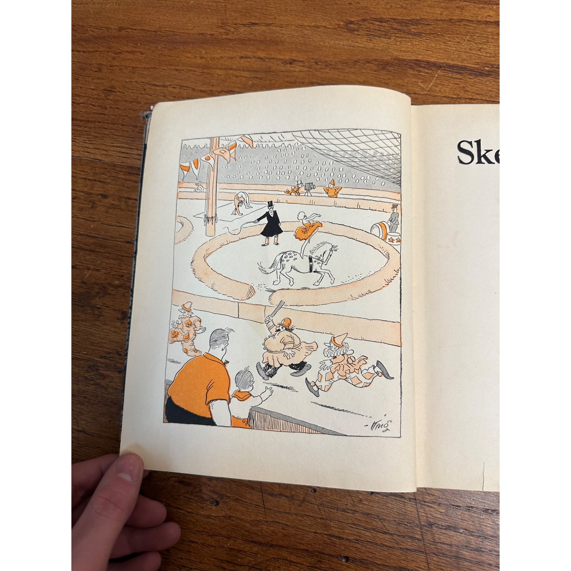 SKEEZIX AT THE CIRCUS BY FRANK KING - 1ST EDITION - 1926 HARDCOVER