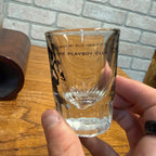 Vintage 1960s Playboy Bunny Highball Cocktail Glasses Set (7) + 2 Shot Glasses