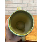 Roseville Baneda Green 1932 Vintage Arts And Crafts Pottery Ceramic Vase 592-7