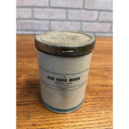 Vintage Merck Boric Acid Pharmacy Apothecary Can 1lb Crystals w/ Contents