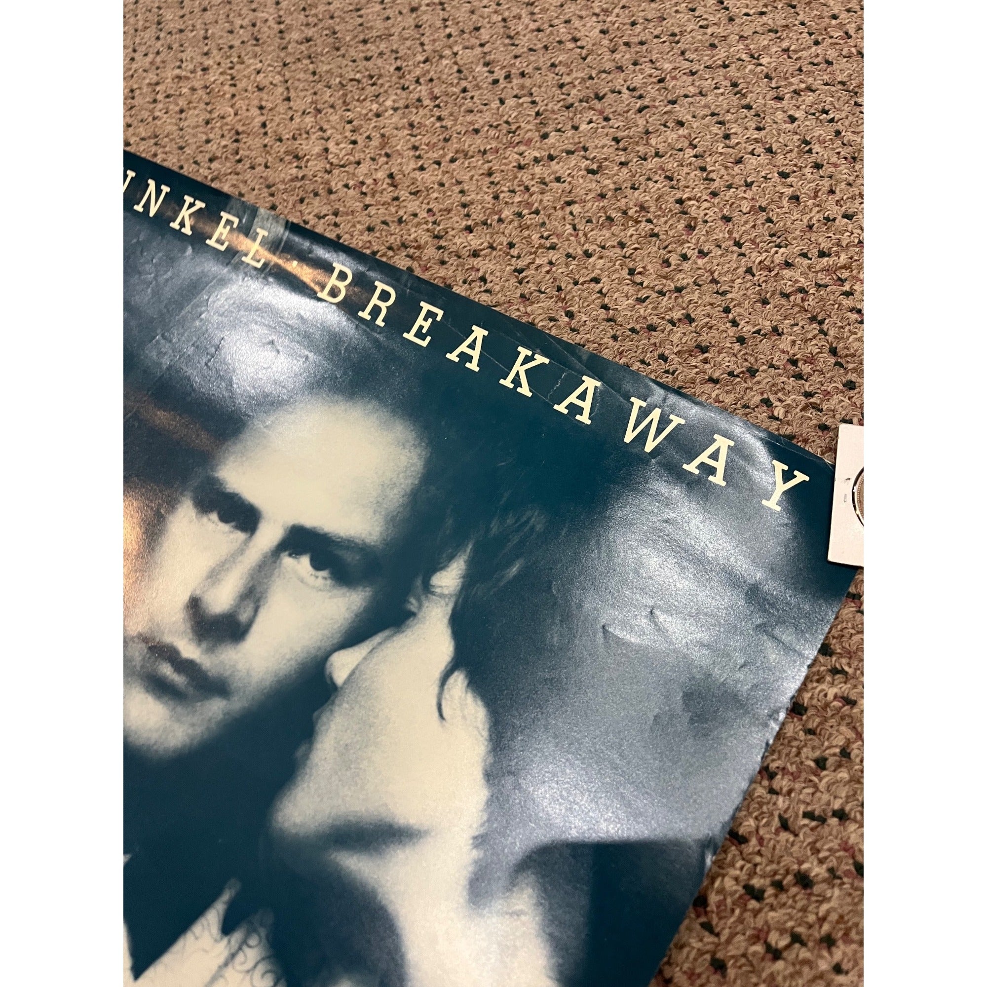 Vintage 1975 Art Garfunkel Breakaway Record Store Album Promo Poster Original
