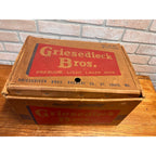 Vintage 1950 Griesedieck Bros. Beer Bottle Box Case Shipping Crate St Louis Mo