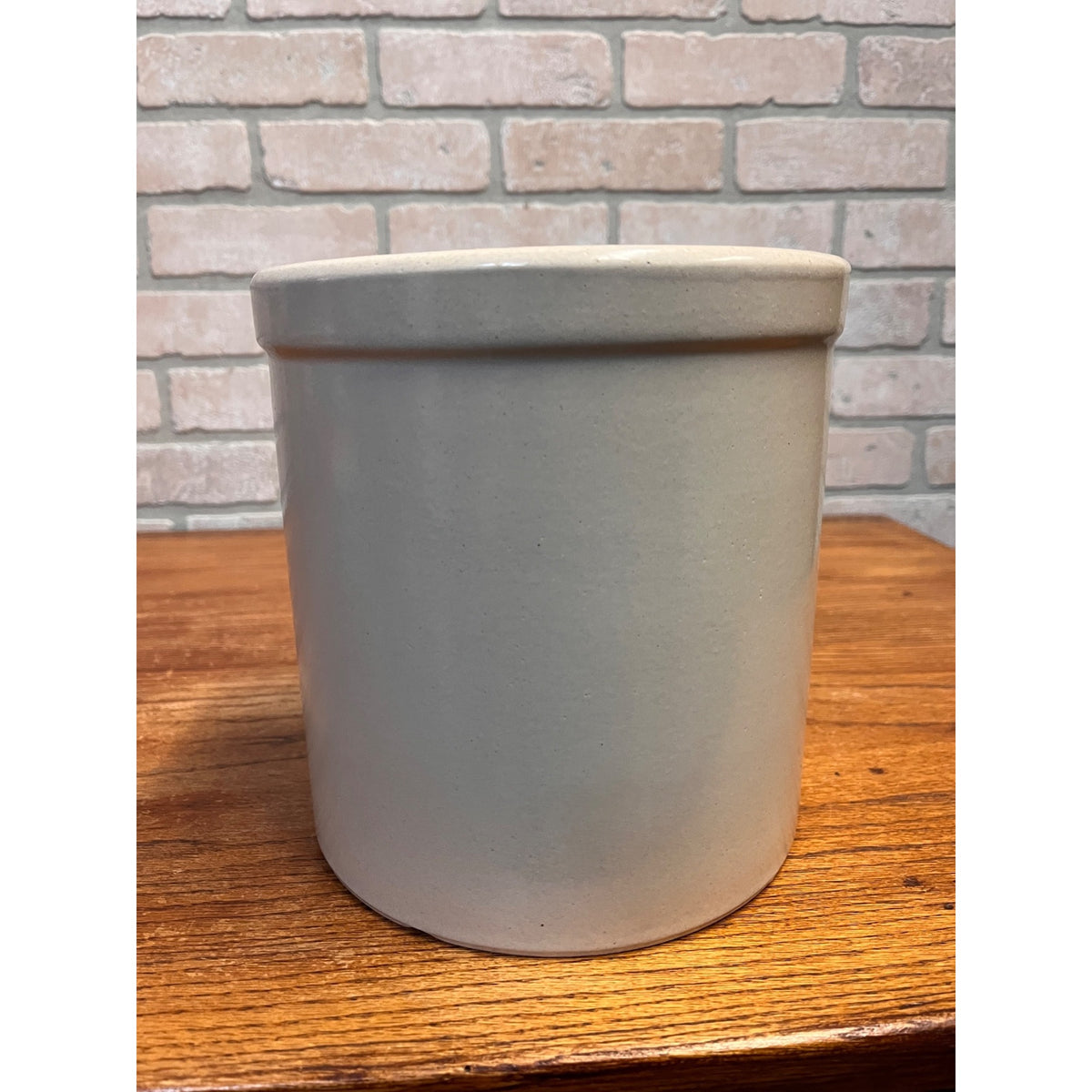 Vintage Glazed Stoneware Utensil Crock Robinson Ransbottom Pottery Company (RRP Co.) Roseville, Ohio Primitive Kitchen Decor