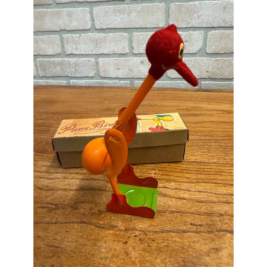 Vintage 1940's Japanese TOY-Original Box Instructions Peace Bird Original As-Is