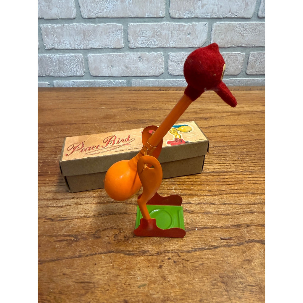 Vintage 1940's Japanese TOY-Original Box Instructions Peace Bird Original As-Is