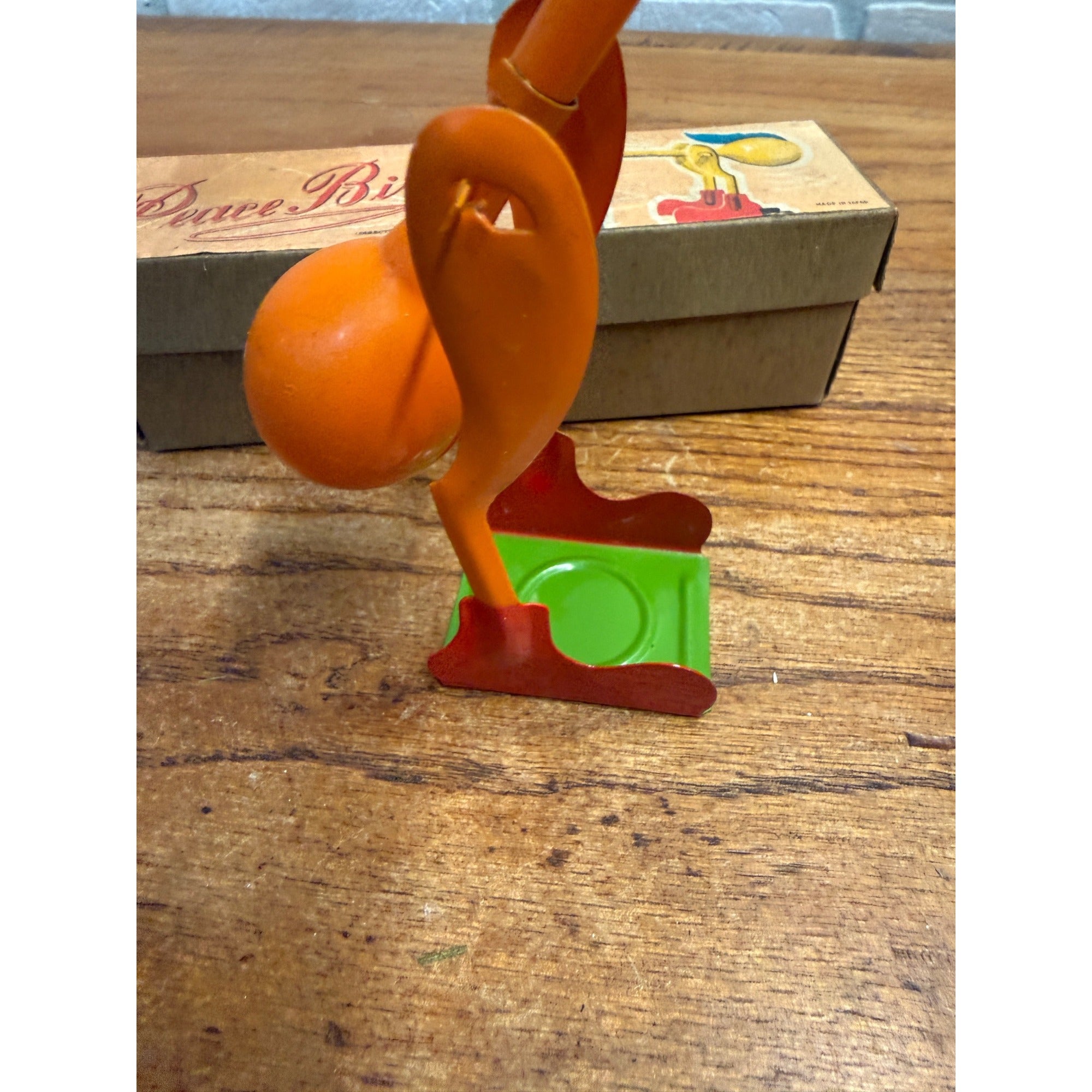 Vintage 1940's Japanese TOY-Original Box Instructions Peace Bird Original As-Is