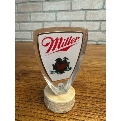 Vintage Miller High Life Beer Short Acrylic Tap Handle