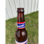 Vintage Breunigs Lager Rice Lake Brewing Co. Beer Bottle Wisconsin Wis WI 12oz