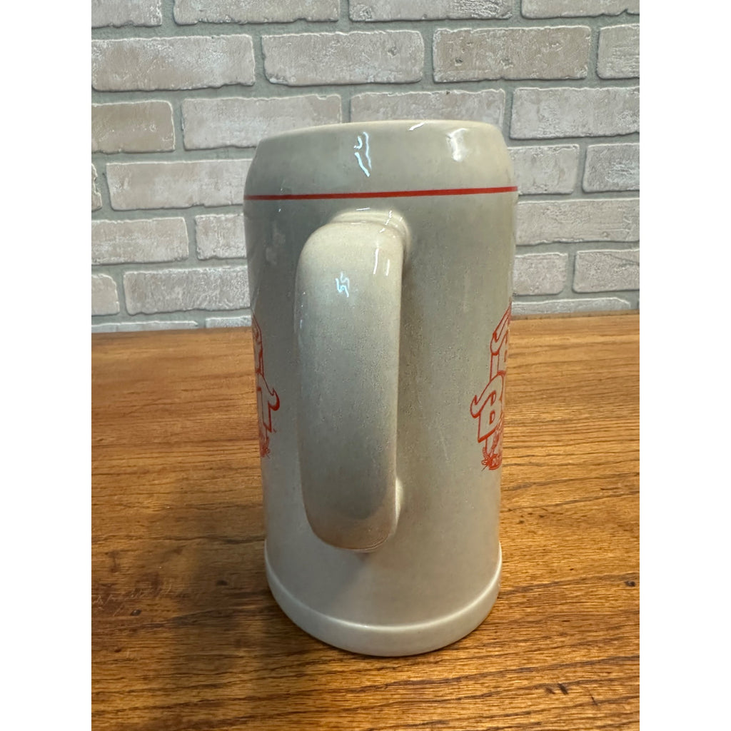 1999 Leinenkugel's BIG BUTT Doppelbock Stoneware Stein Mug Pardeeville Vintage