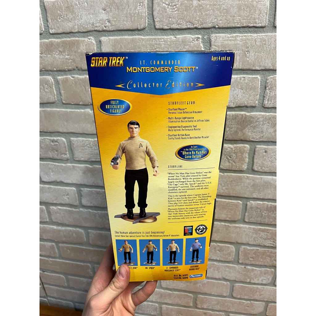 Playmates Star Trek Collector Edition Lt. Commander Montgomery Scott Vintage New