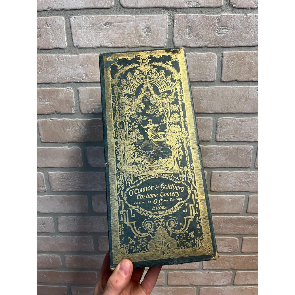 Vintage 1930s O'Connor Goldberg Costume Bootery Chicago Empty Store Display Box