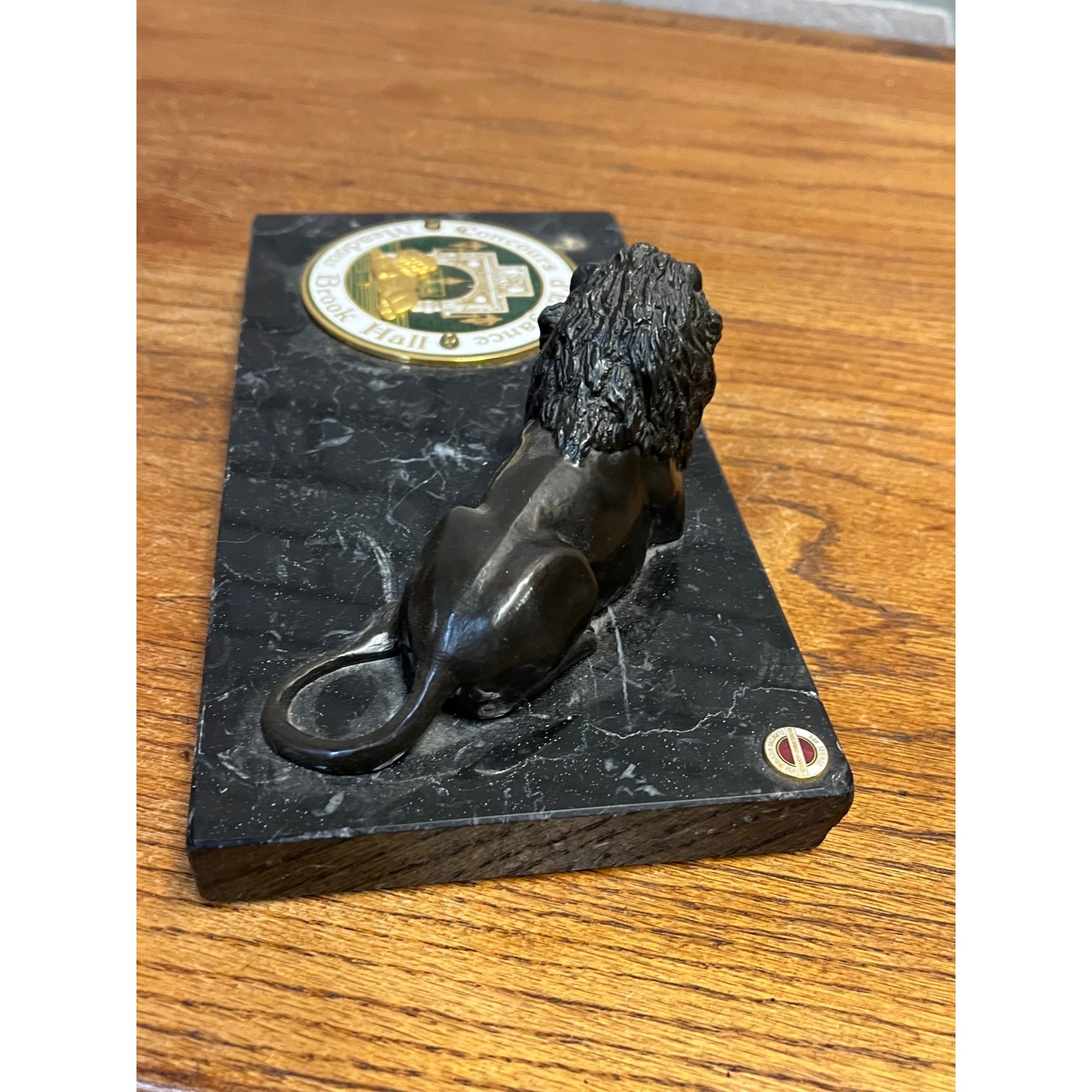2000 Concours D'elegance Meadow Brook Hall Lion Marble Car Award Trophy