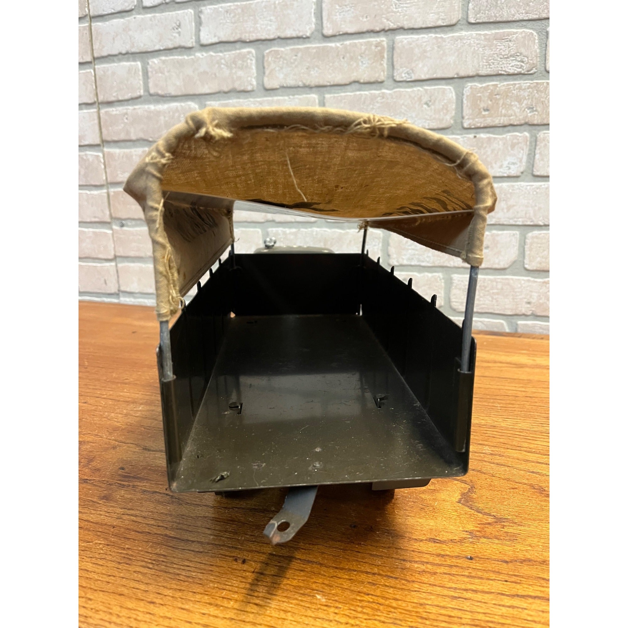 Vintage US Army Marx Lumar Soldier Troop Transport Covered Truck Carrier Toy