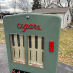 Vintage Cigaromat Cigars Vending Machine Coin-Op Advertising